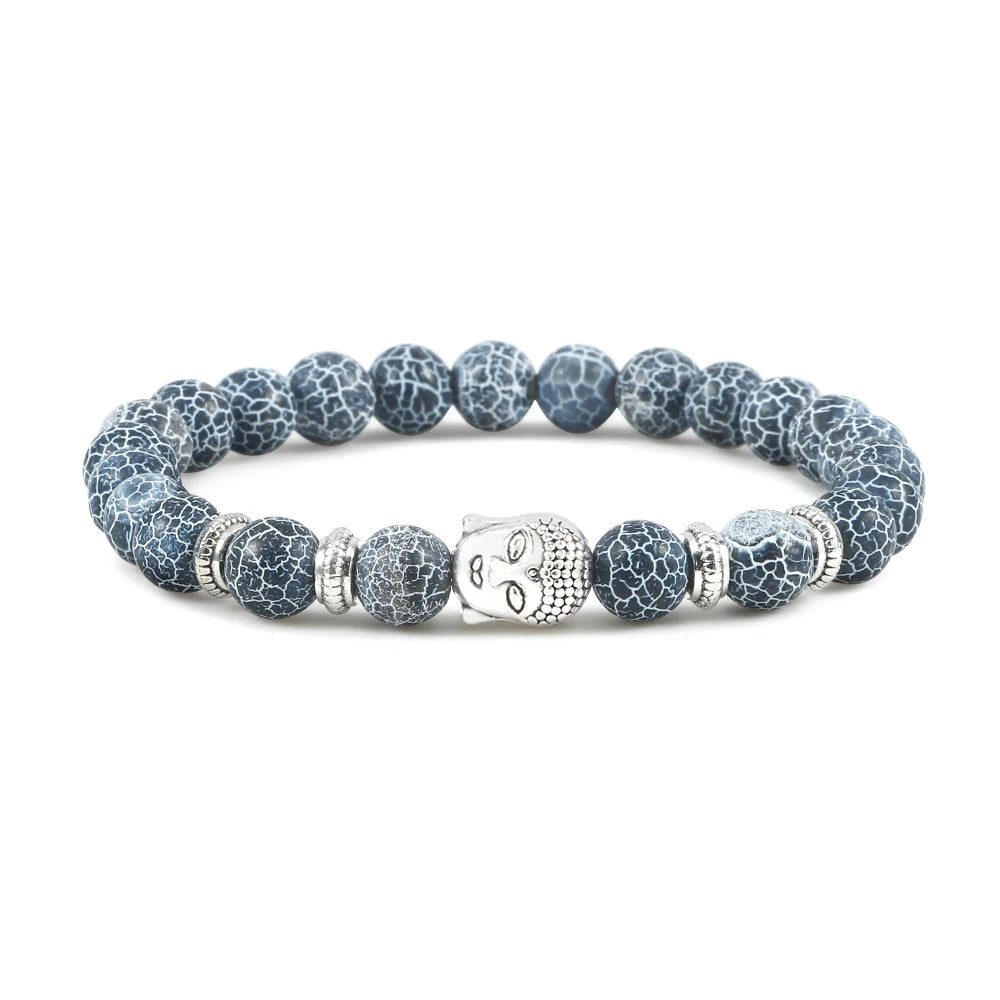 Pulseira Reiki Premium de Buda com Olho de Tigre Natural