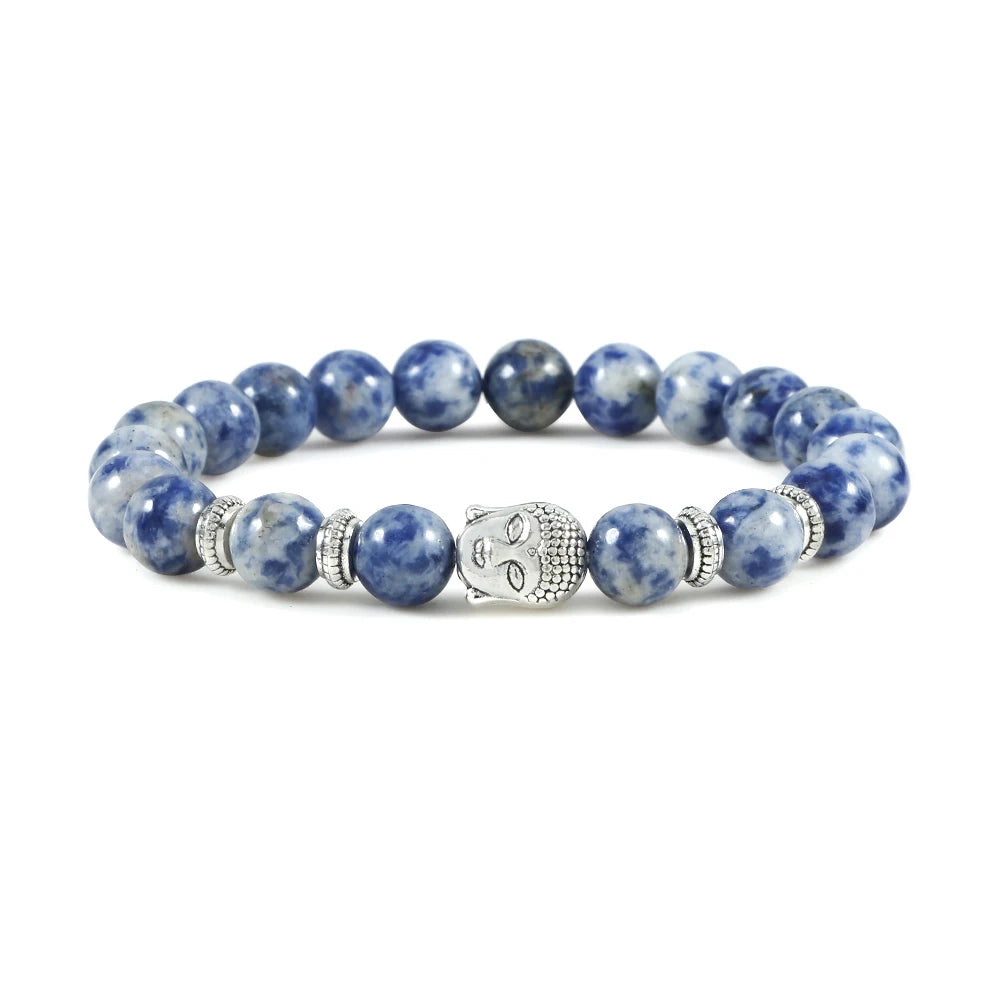 Pulseira Reiki Premium de Buda com Olho de Tigre Natural