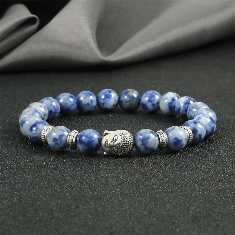 Pulseira Reiki Premium de Buda com Olho de Tigre Natural