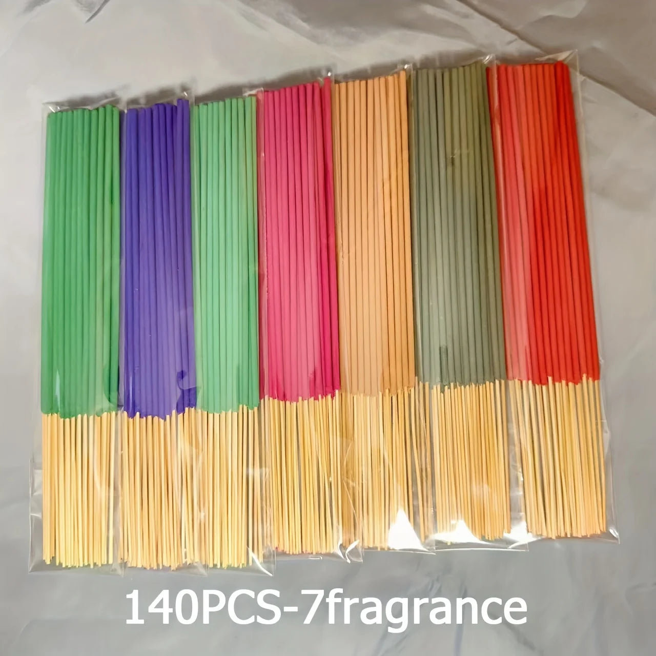 Kit Premium com 7 Conjuntos e 140 Varetas de Incenso