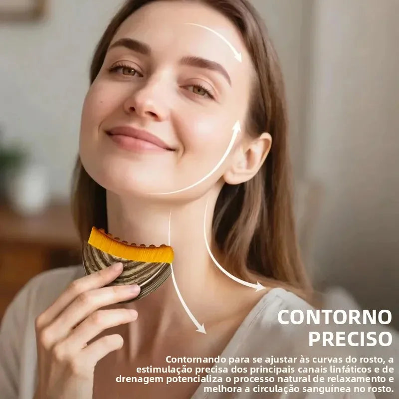 Escova Facial Premium para Drenagem Linfática
