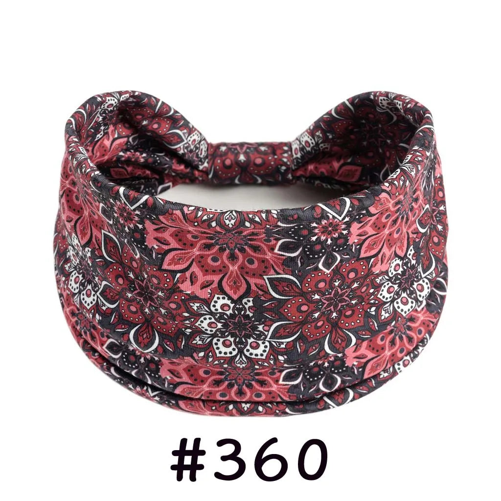 Faixa de Cabelo Turbante Boho Premium