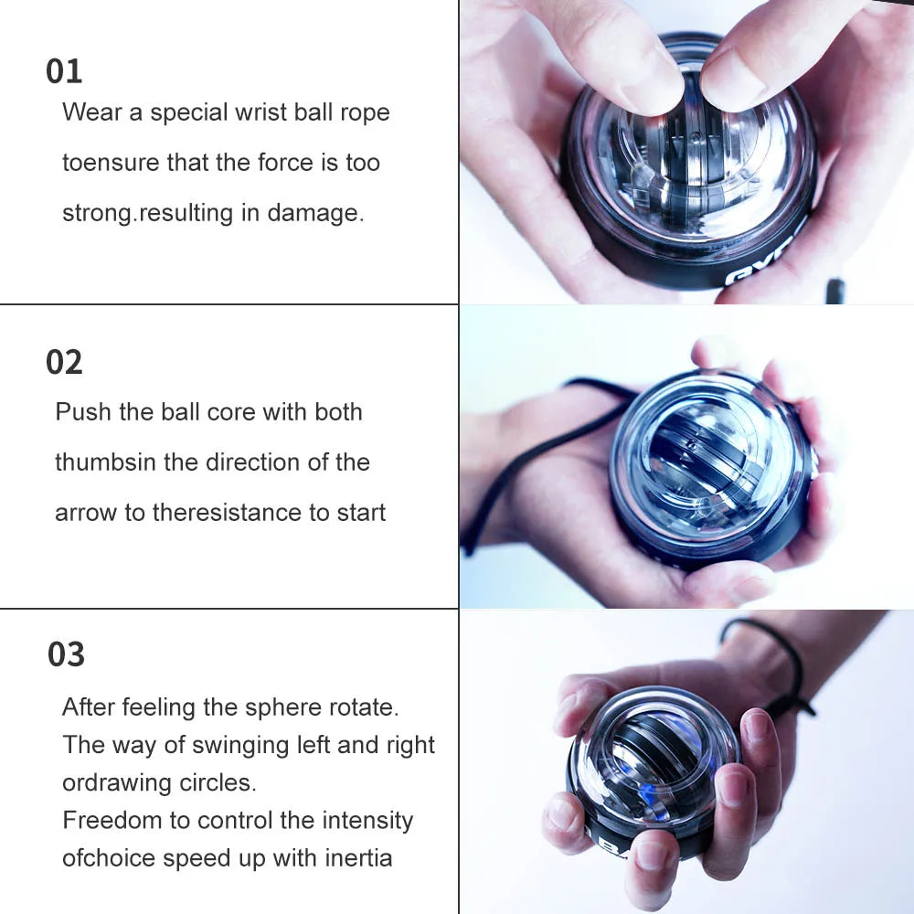 Bola Giroscópica Premium LED com Autostart