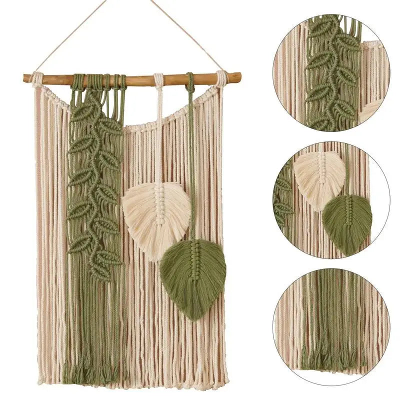 Tapeçaria Macramê Boho Premium Colorida
