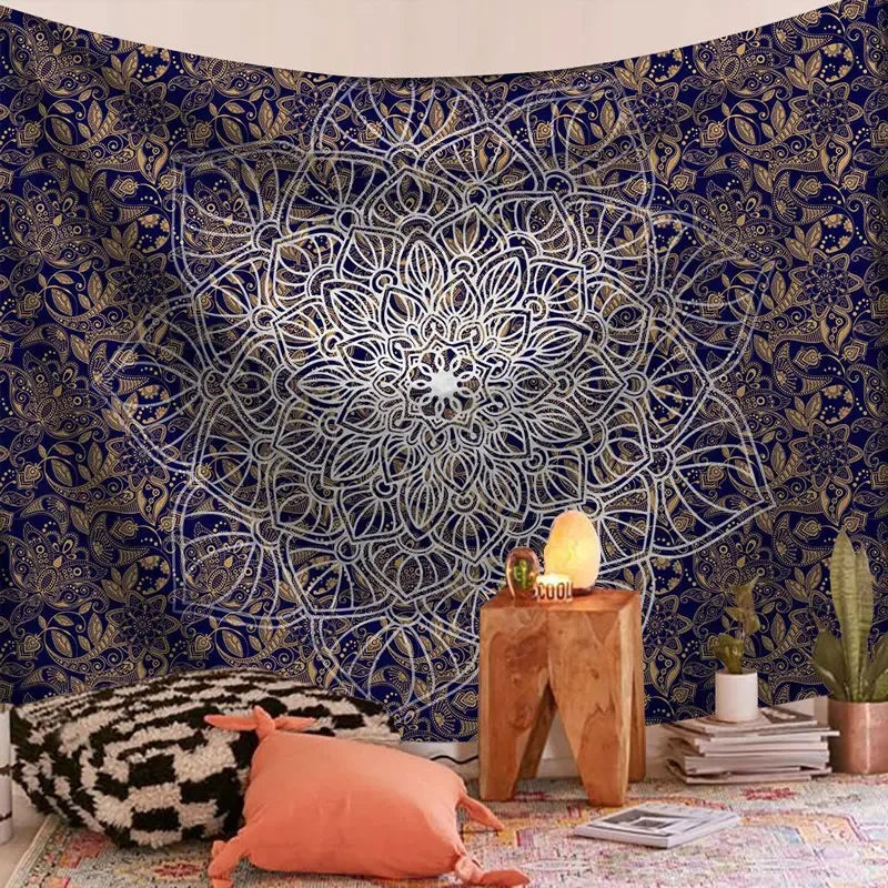 Tapeçaria Mandala Boho Premium