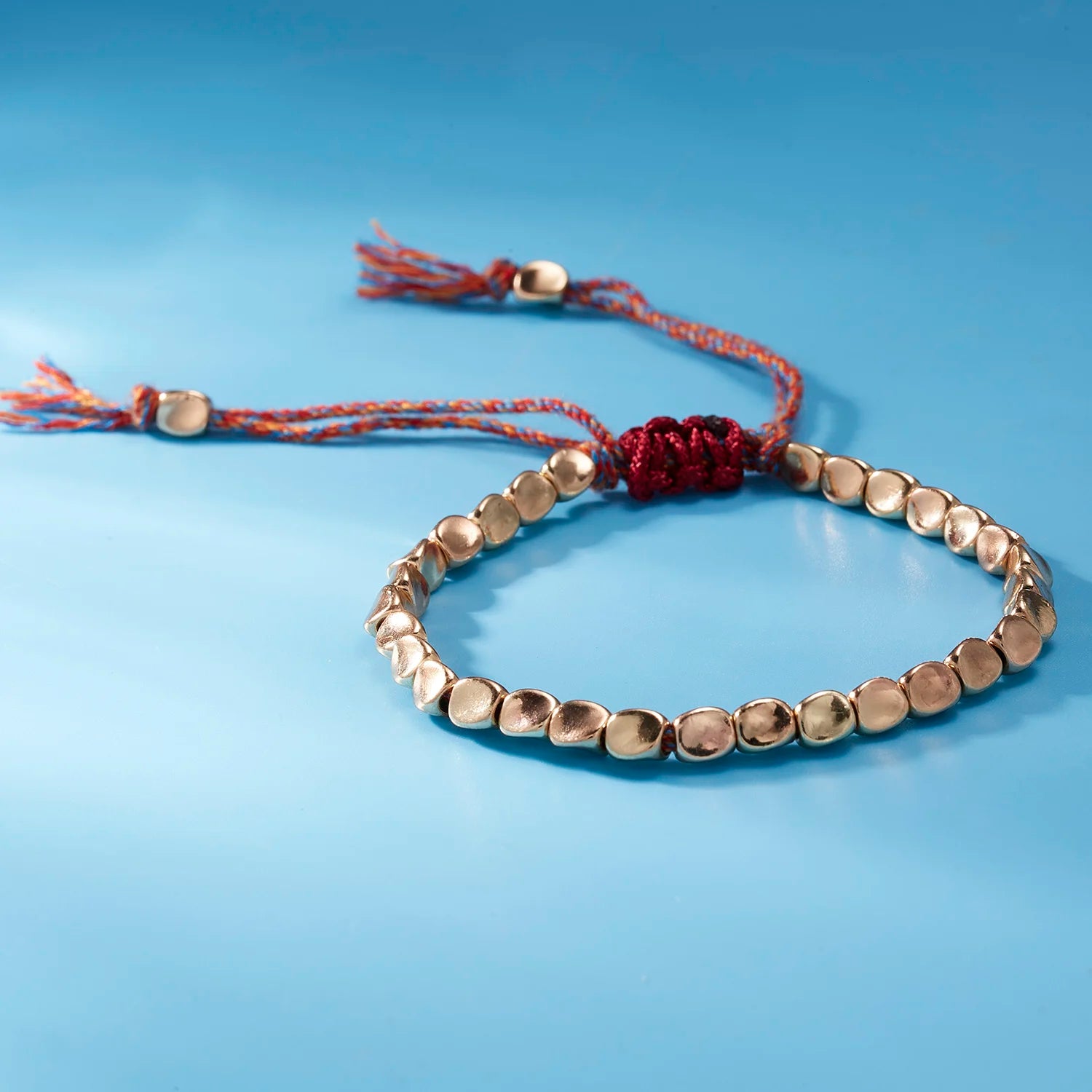 Pulseira Budista Tibetana Premium com Mantra das Seis Palavras