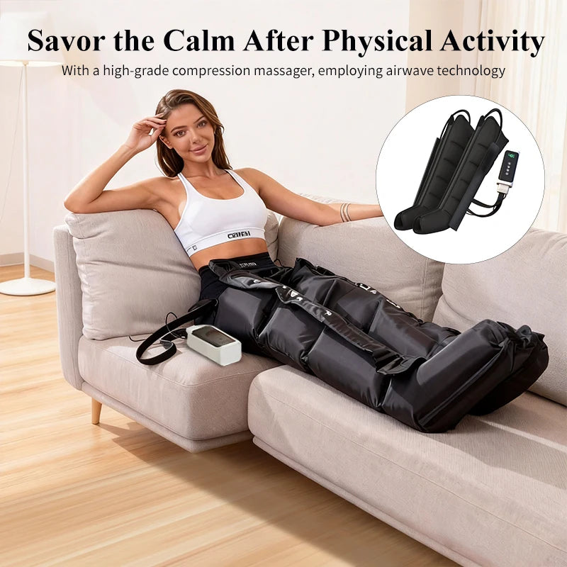 Massageador Profissional Premium de Pressão de Ar Bivolt