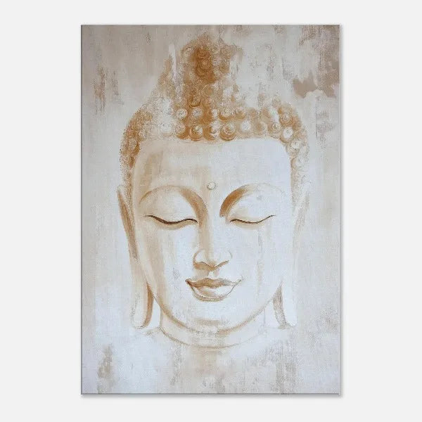 Quadro Minimalista Premium — Buda Abstrato