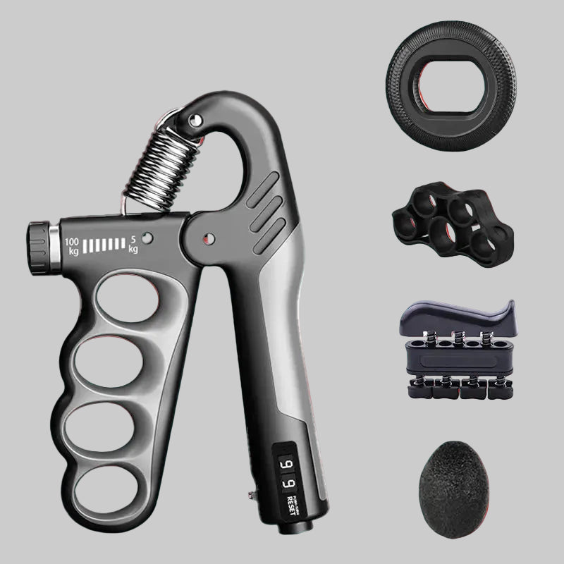 Expansor de Grip e Punho Premium Ajustável 5-150kg