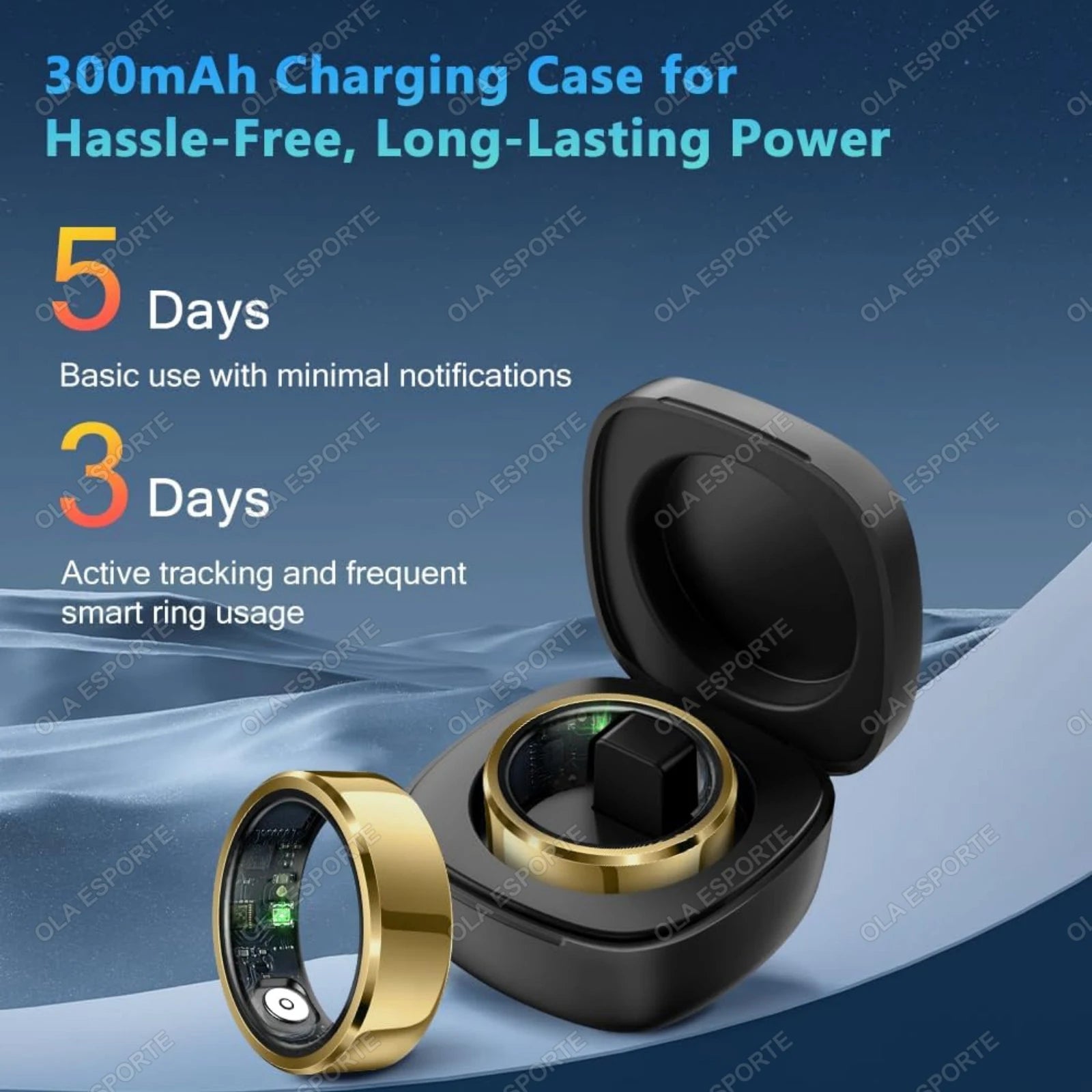 Smart Ring Premium — Monitoramento Completo de Saúde