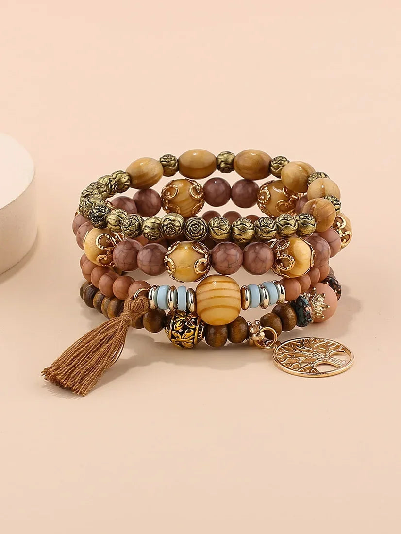 Kit de Pulseiras Boho Premium Árvore da Vida