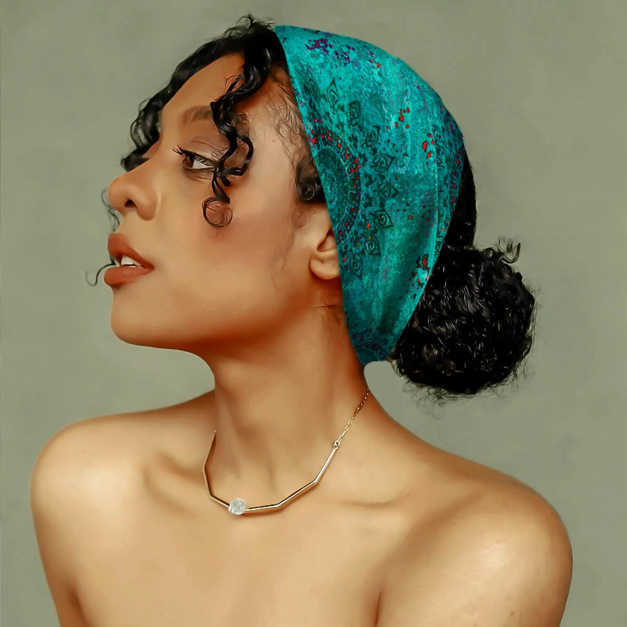 Faixa de Cabelo Turbante Boho Premium