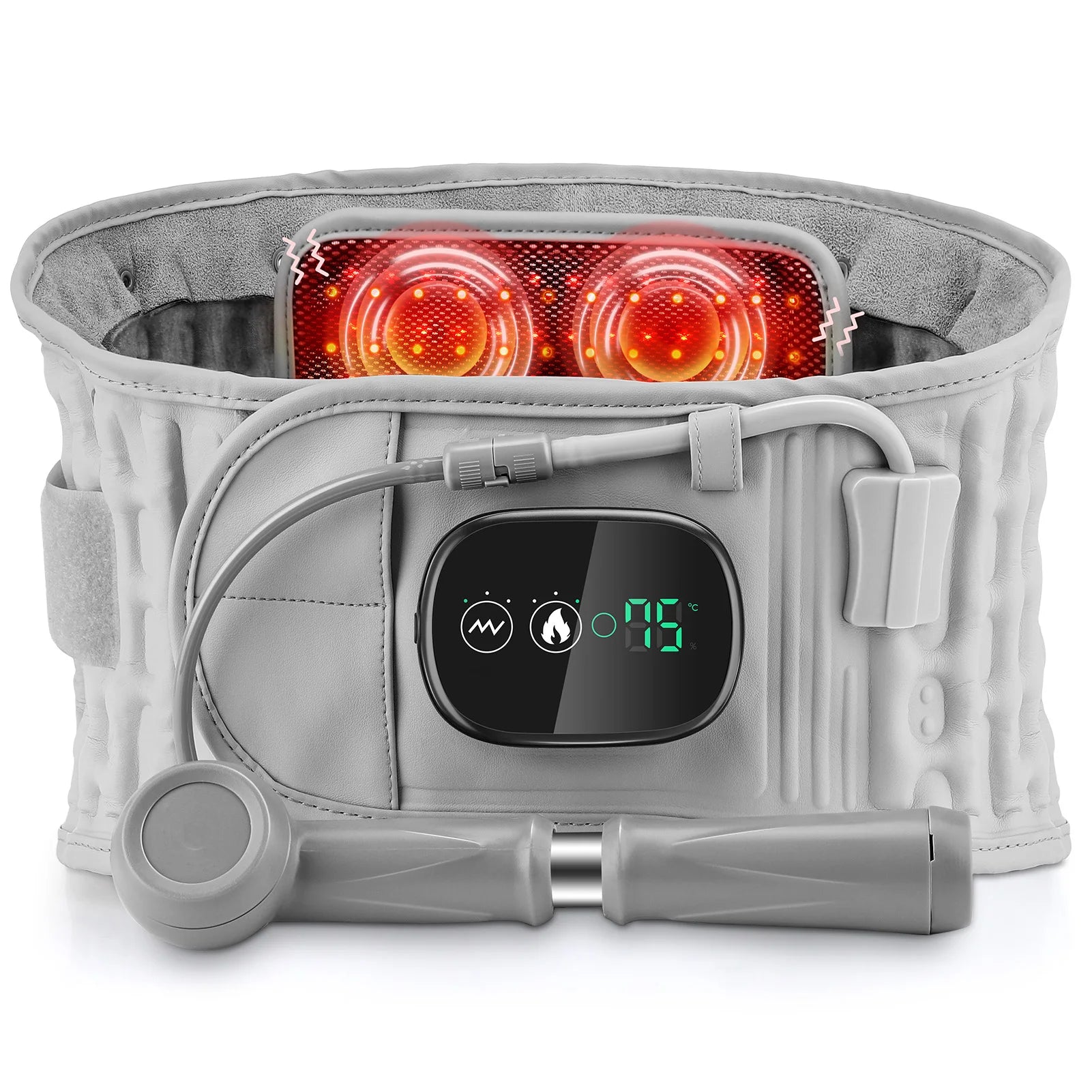 Cinto Massageador Aquecido Premium para Lombar