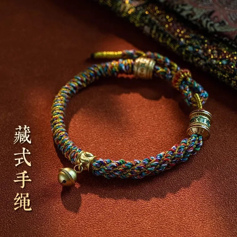 Pulseira Tibetana Artesanal Premium Om Mani Padme Hum