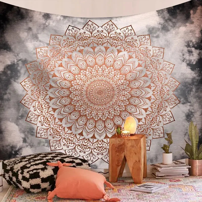 Tapeçaria Mandala Boho Premium