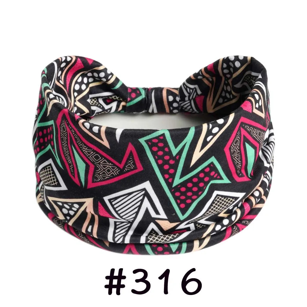 Faixa de Cabelo Turbante Boho Premium