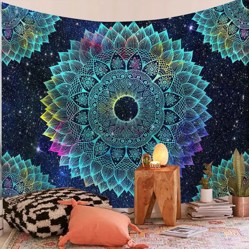 Tapeçaria Mandala Boho Premium