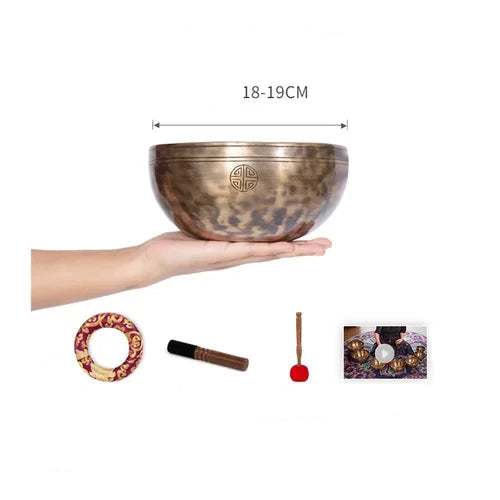 Tigela Tibetana Premium de Canto Lua Cheia