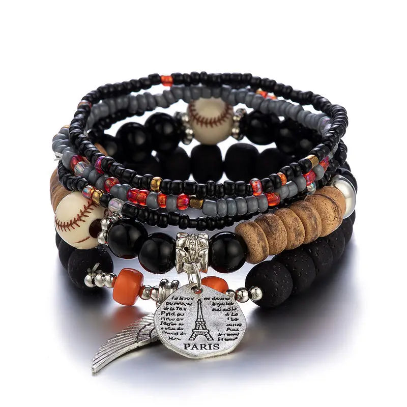 Conjunto Premium de Pulseiras Boho Árvore da Vida