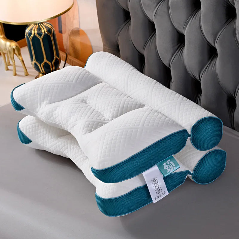 Travesseiro Ergonômico Premium de Penas de Ganso