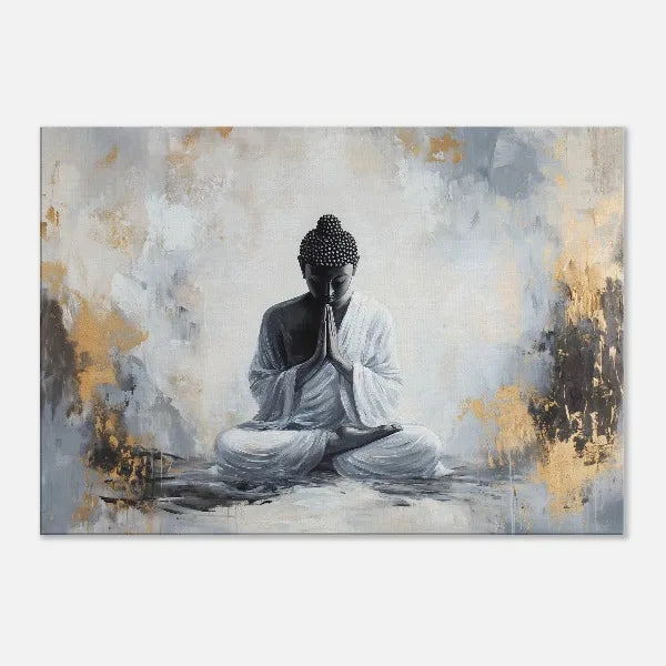 Quadro Minimalista Premium — Buda Abstrato