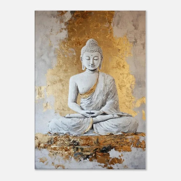 Quadro Minimalista Premium — Buda Abstrato