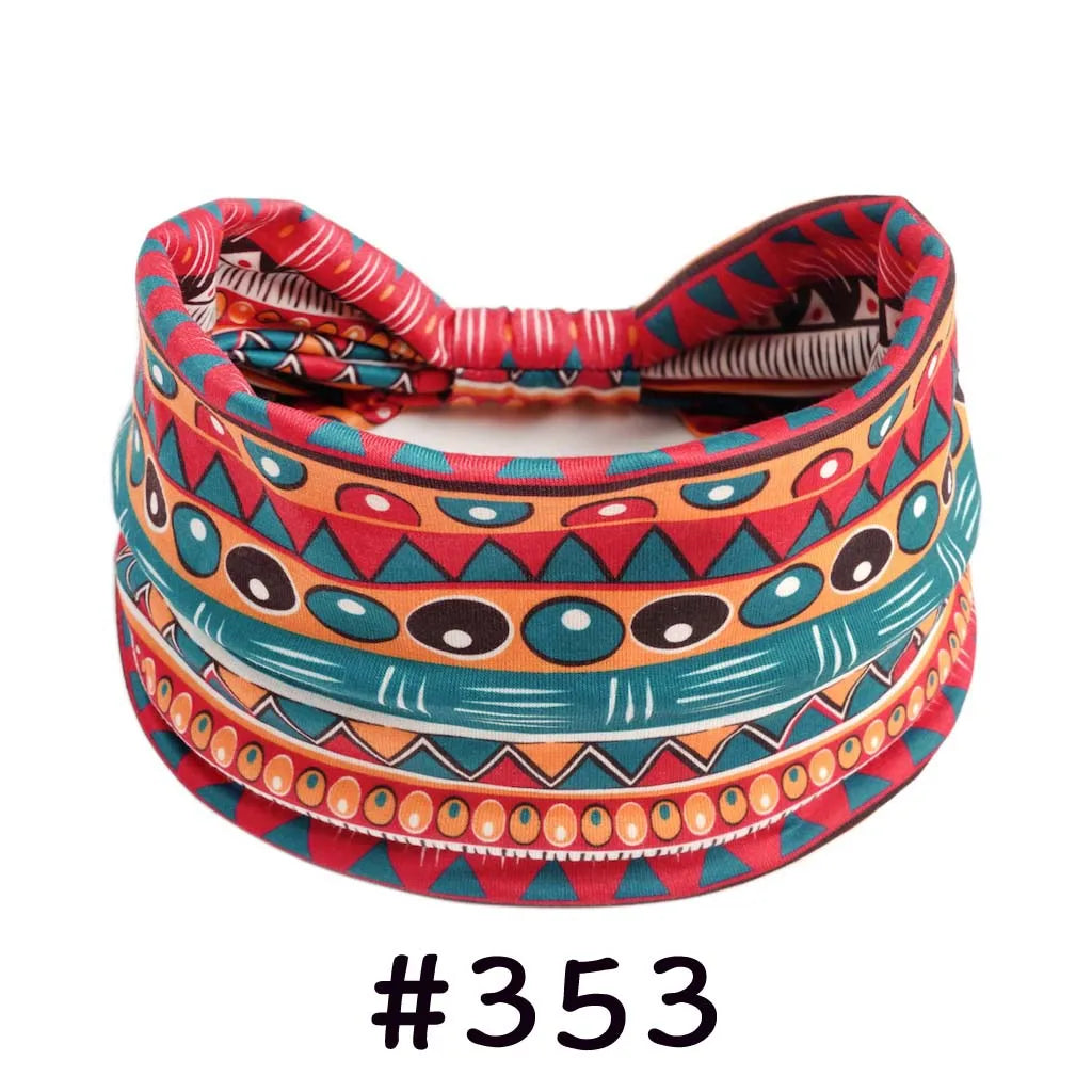Faixa de Cabelo Turbante Boho Premium