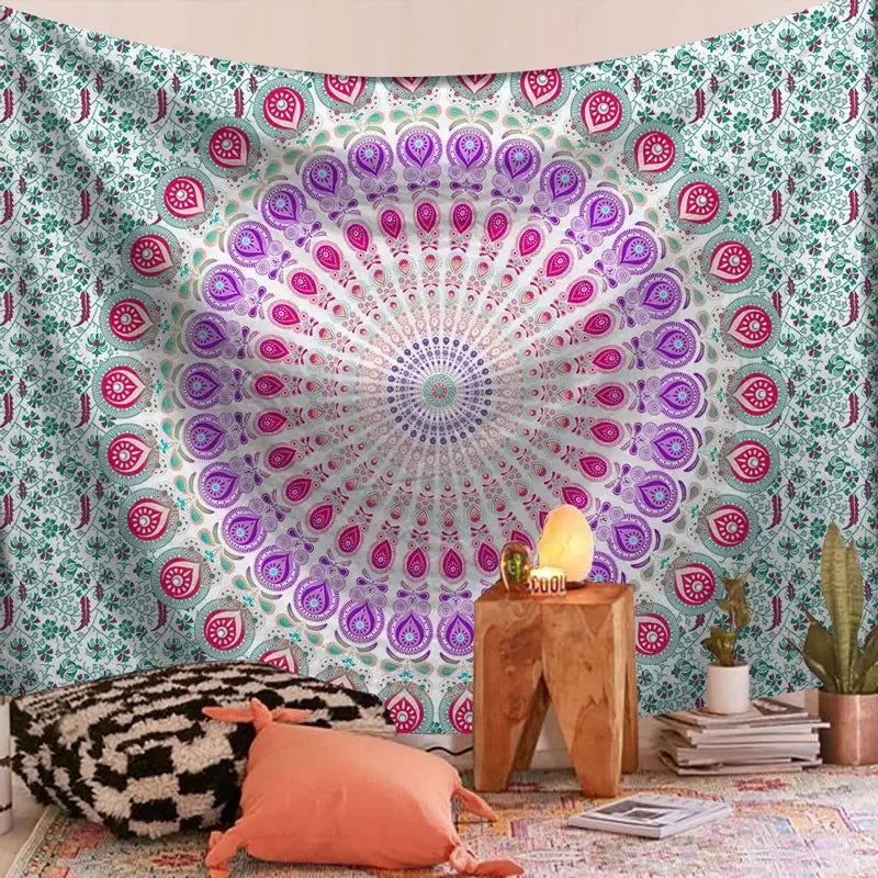 Tapeçaria Mandala Boho Premium