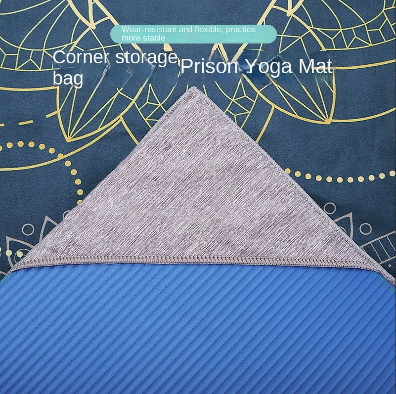 Toalha Tapete de Yoga Premium Dupla Face em Veludo