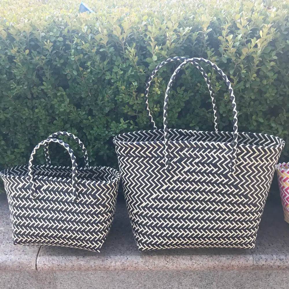 Large Capacity Beach Shopping Bags Woven Shoulder Bag Women Handmade Straw Handbags Summer Travel Bag - Aloha Spirit Store