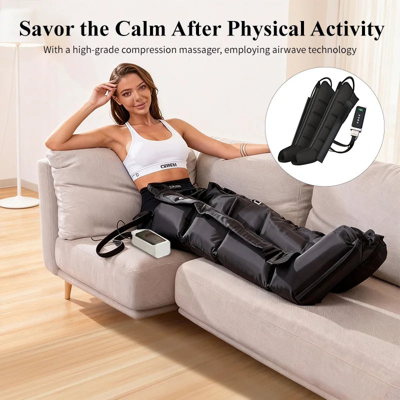Massageador Profissional Premium de Pressão de Ar Bivolt