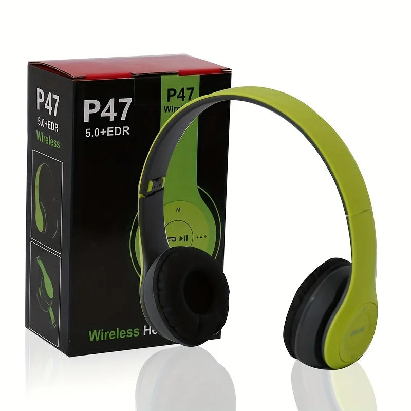Headset Estéreo Premium P47 Bluetooth 5.0 Dobrável