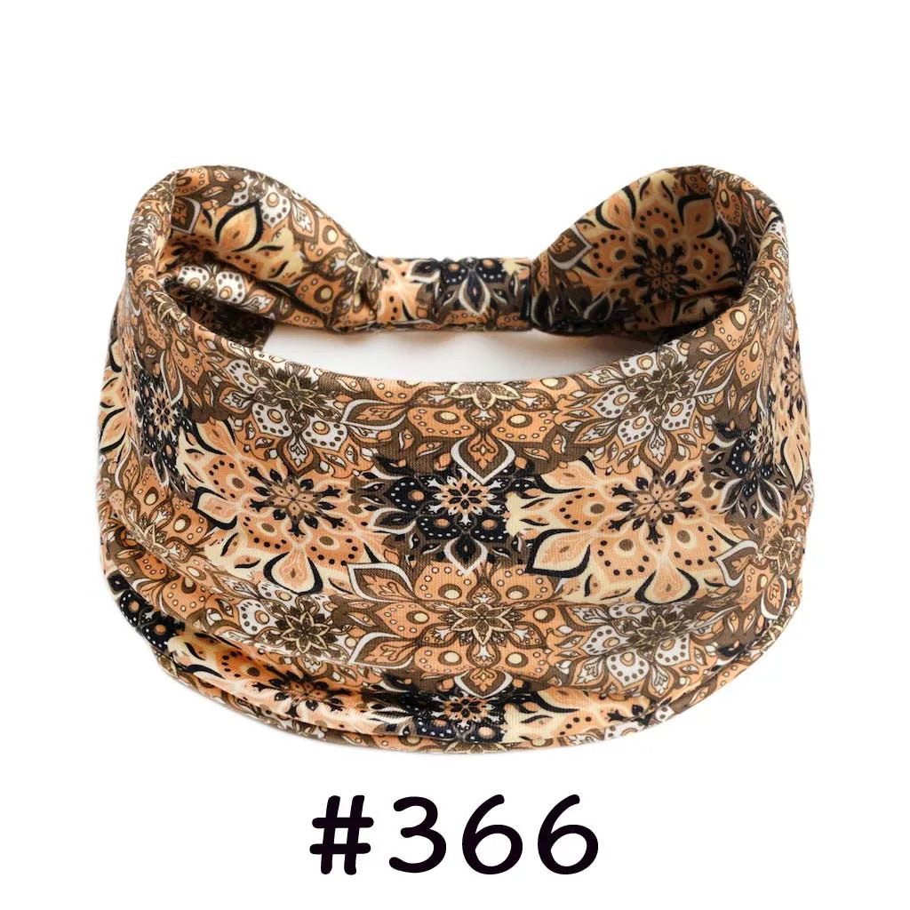 Faixa de Cabelo Turbante Boho Premium