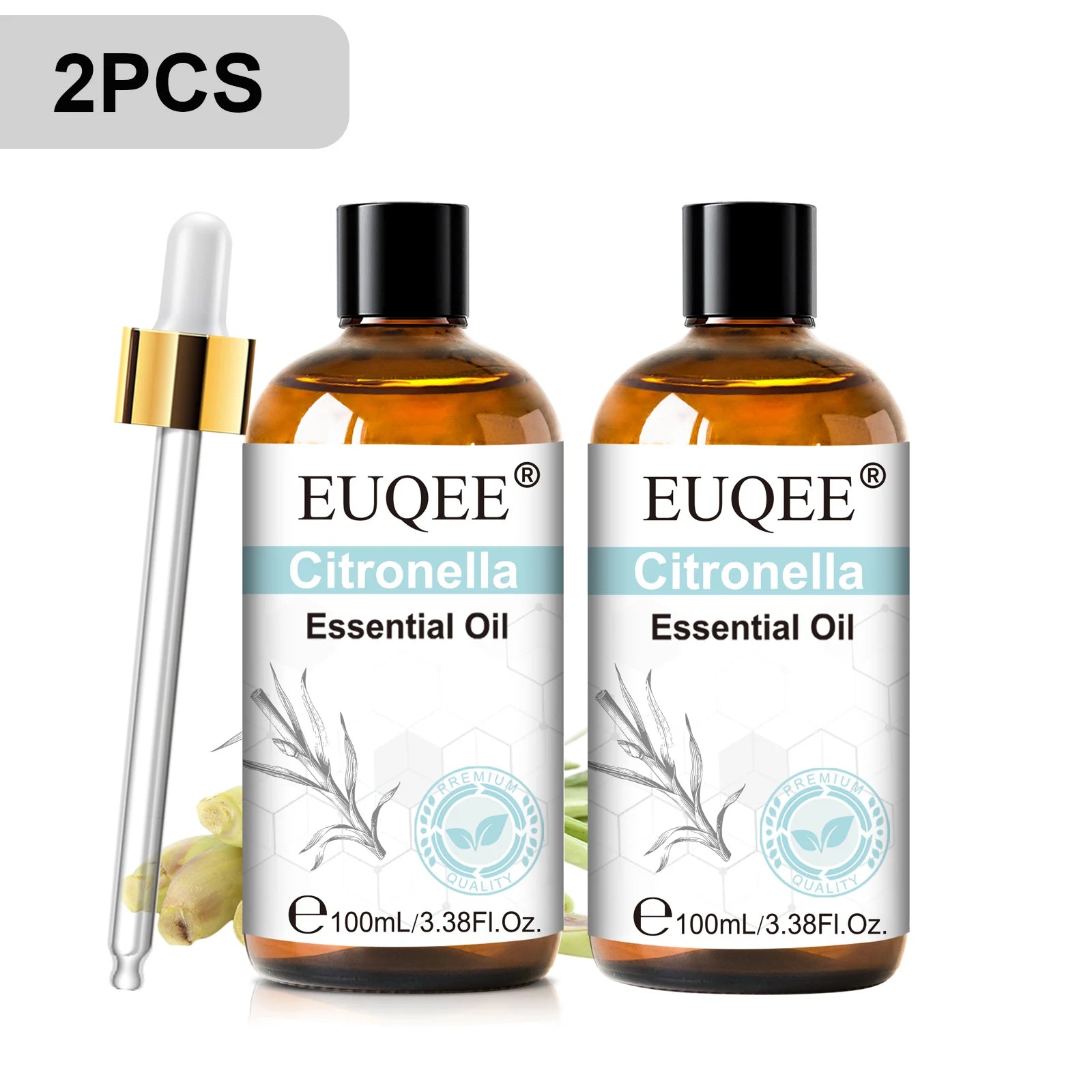 Óleo Essencial Premium EUQEE 100ml para Difusor de Varetas e Umidificador