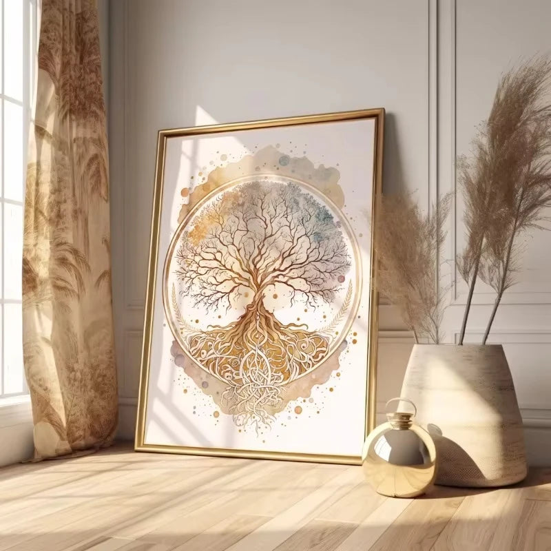 Quadro Premium Boho Budista