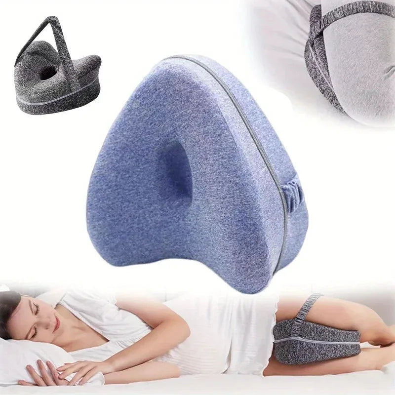 Travesseiro Ortopédico de Memory Foam para Pernas e Joelhos
