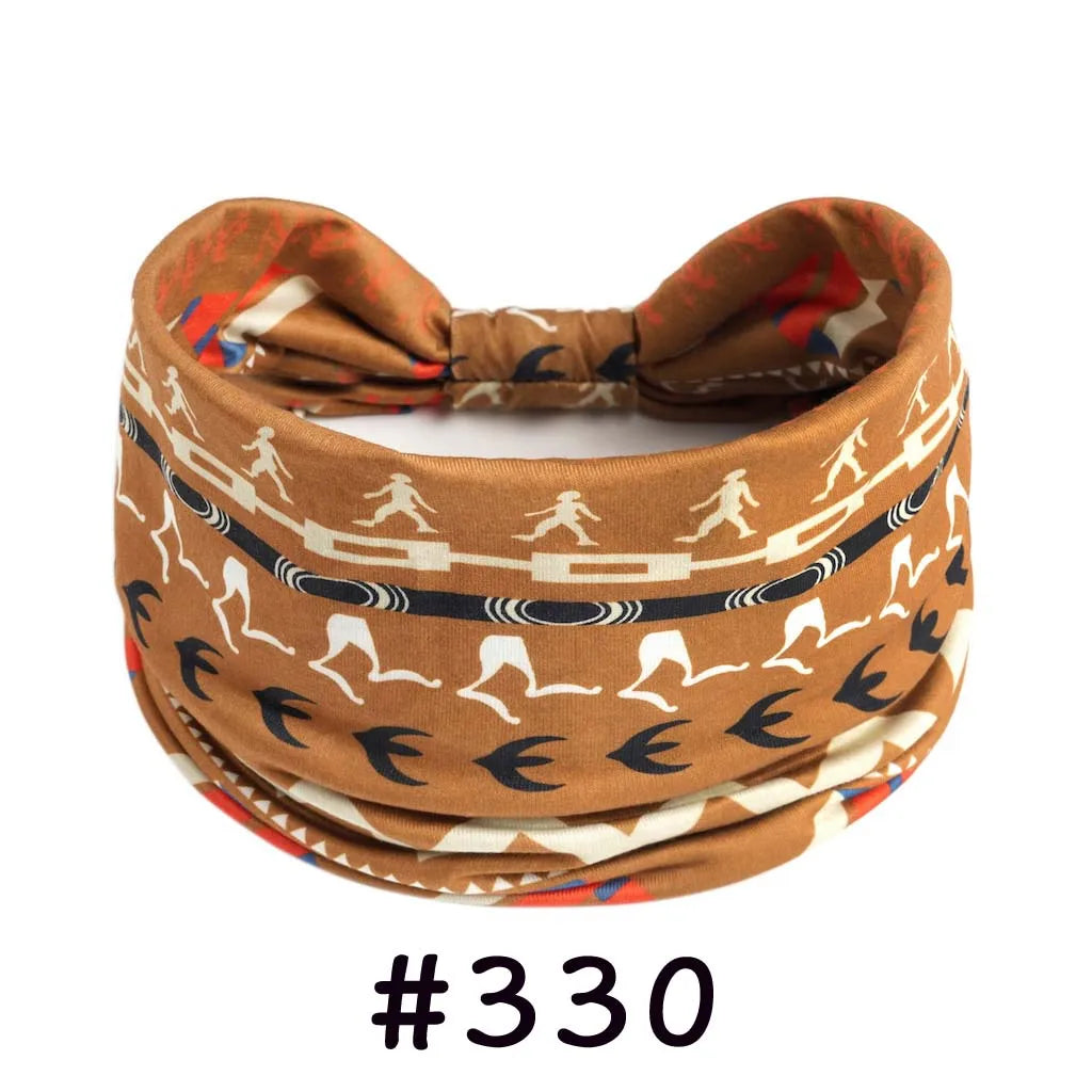 Faixa de Cabelo Turbante Boho Premium