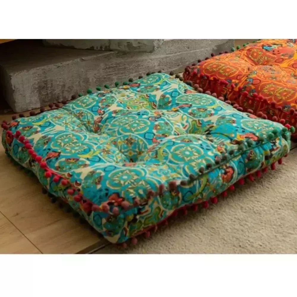 Almofada Futon: Conforto para Meditar azul 42x42cm vendido por Aloha Spirit Store