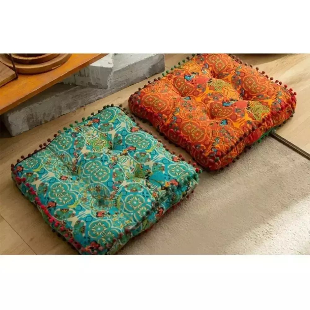 Almofada Futon: Conforto para Meditar laranja 42x42cm vendido por Aloha Spirit Store