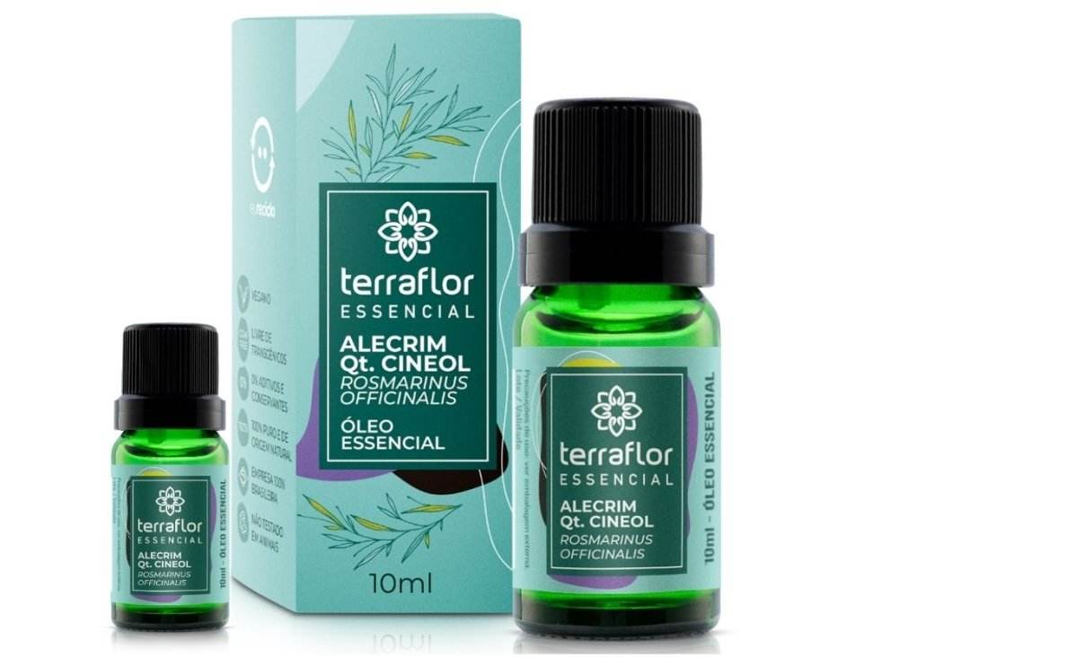 Óleo essencial de Alecrim. Óleo do Estudante - Aloha Spirit Store