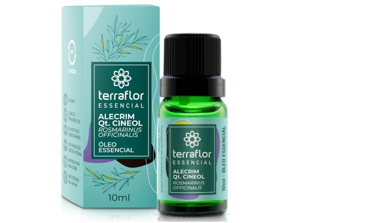 Óleo essencial de Alecrim. Óleo do Estudante - Aloha Spirit Store
