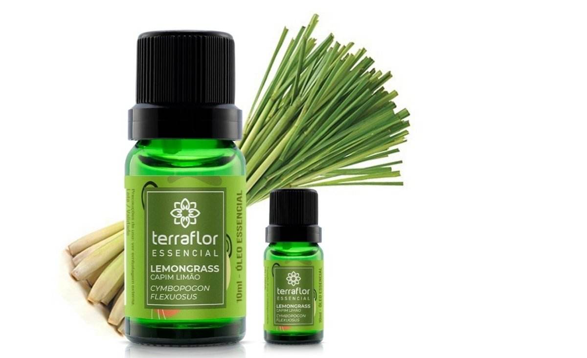 Óleo Essencial de Lemongrass Capim Limão - Aloha Spirit Store