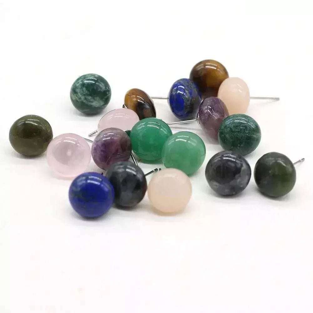 Brincos de Cristais Naturais - Aloha Spirit Store