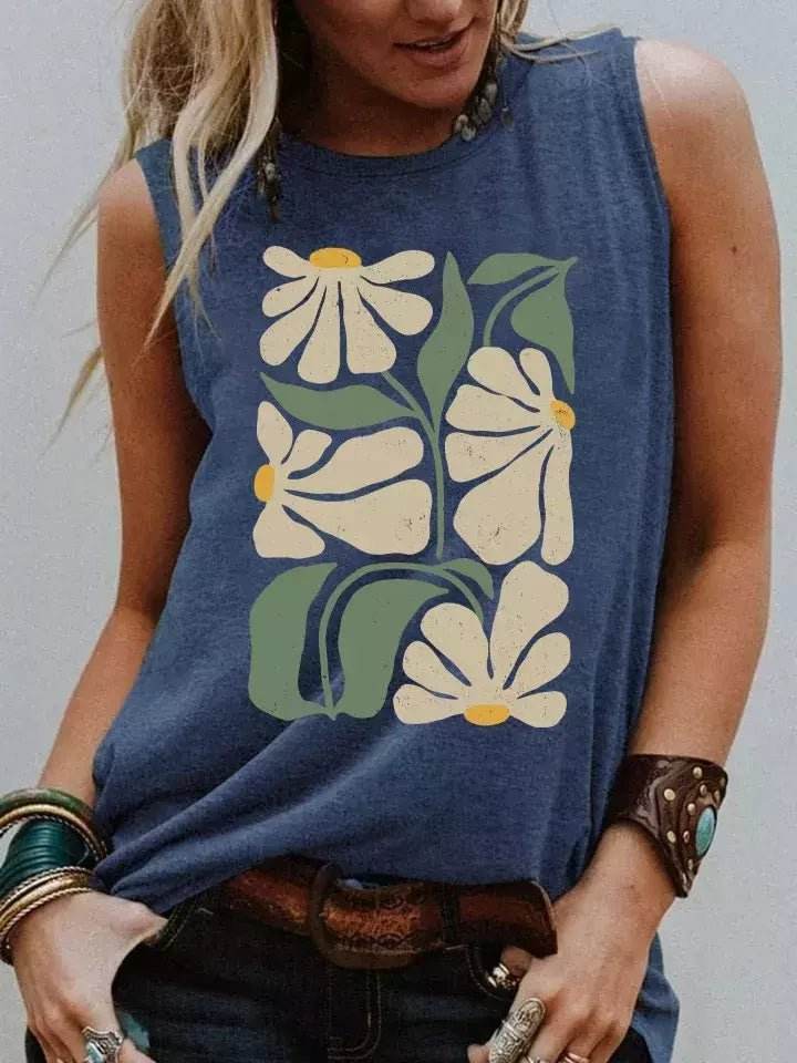 Regata Boho Vintage Flores - Aloha Spirit Store