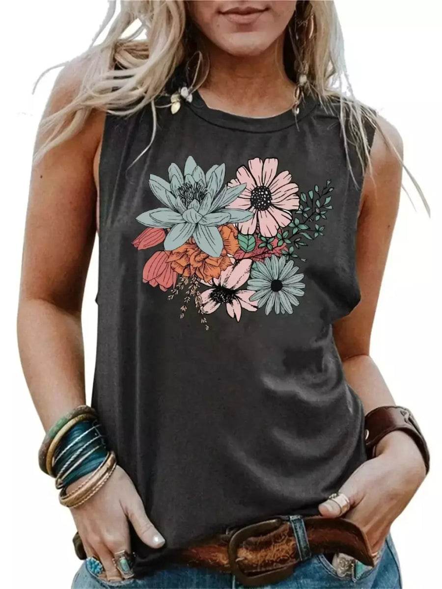 Regata Estilo Boho Vintage Floral - Aloha Spirit Store