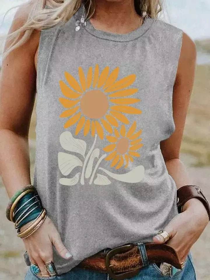 Regata Boho Vintage Girassol - Aloha Spirit Store