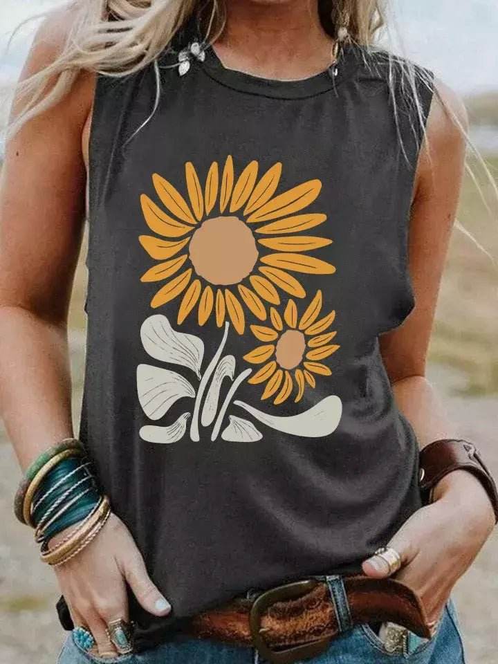 Regata Boho Vintage Girassol - Aloha Spirit Store