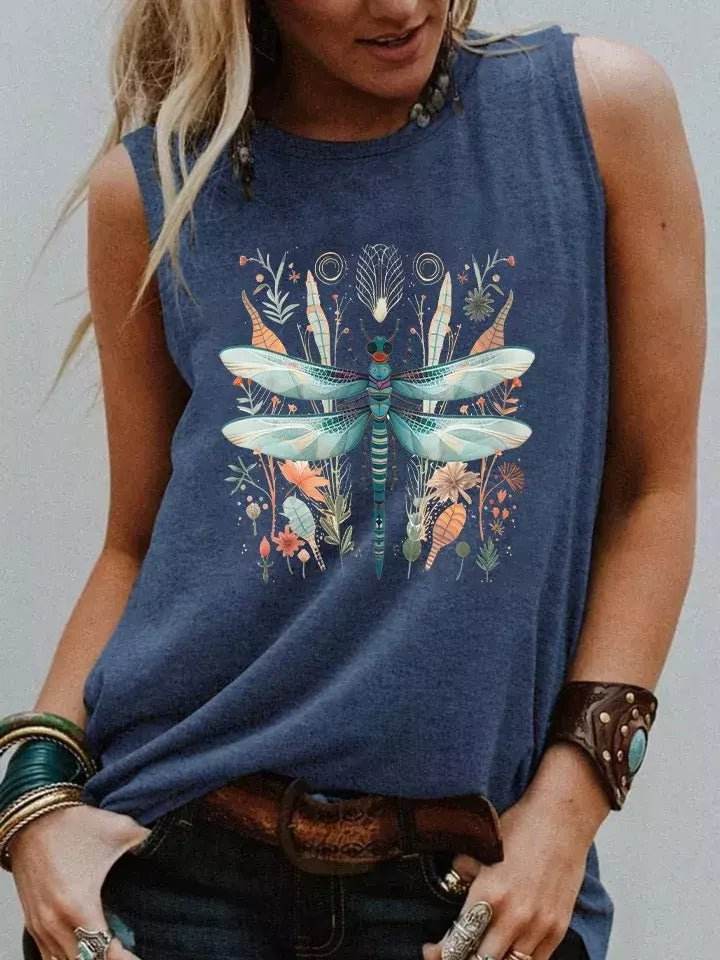 Regata Boho Vintage Libélula - Aloha Spirit Store