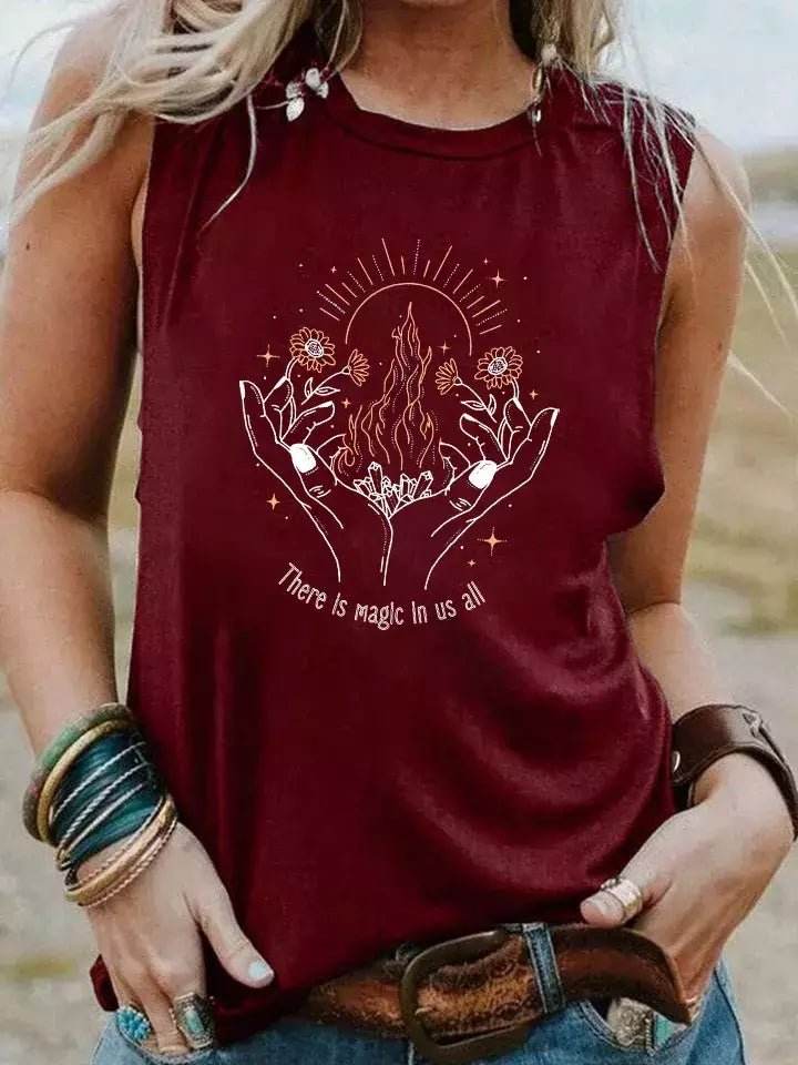 Regata Boho Vintage a Magia nas Mãos - Aloha Spirit Store