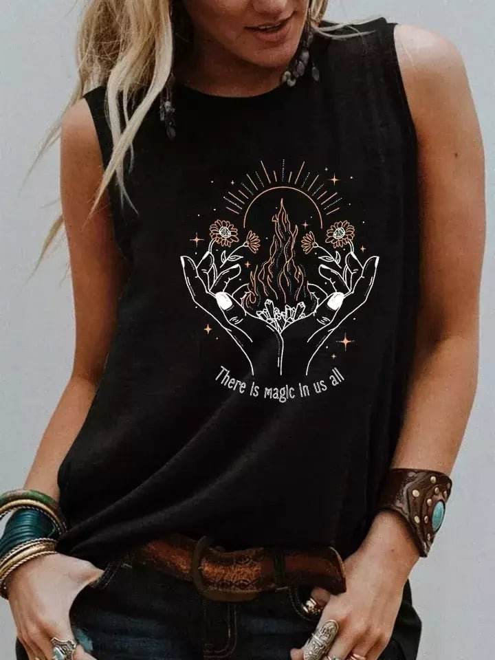 Regata Boho Vintage a Magia nas Mãos - Aloha Spirit Store